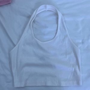 White crop top🤍💮